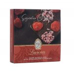 Laurence Tafelschokolade Signature Edition Zartbitterschokolade mit Erdbeeren und Pfeffer Packung