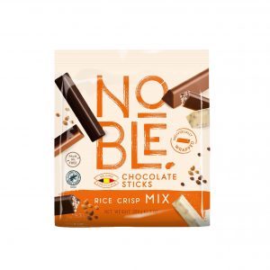 Noble Sticks Rice Crisp Mix Vollmilch-, Zartbitter- und weiße Schokolade