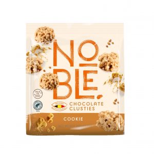 Noble Clusties weiße Schokolade mit Cerealien und Keks-Crunch