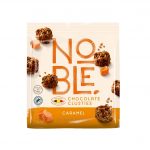 Noble Clusties Vollmilchschokolade mit Cerealien und Caramelstückchen