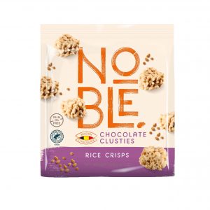 Noble Clusties weiße Schokolade mit Reis-Crisp