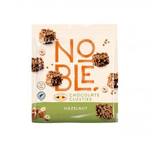 Noble Clusties Vollmilchschokolade mit Cerealien und Haselnussstückchen