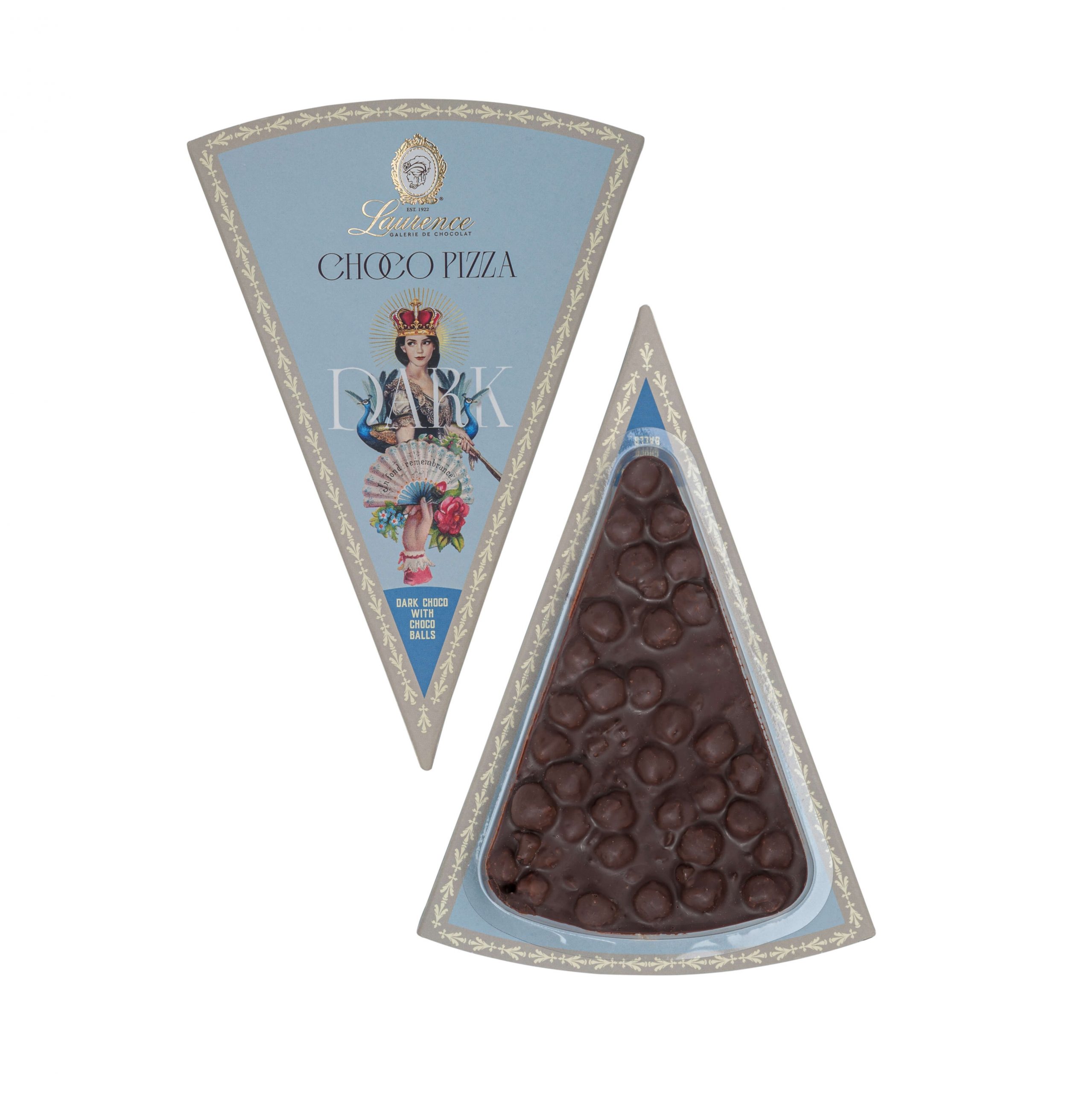 Laurence Pizza Tafelschokolade Zartbitter mit Choco-Balls Packung & Tafel Laurence Pizza Tafelschokolade Zartbitter mit Choco-Balls Packung & Tafel