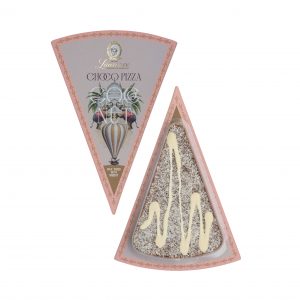 Laurence Pizza Tafelschokolade Vollmilch Bisquit & Kokos Packung & Tafel