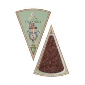 Laurence Pizza Tafelschokolade Vollmilch Bisquit no sugar Packung & Tafel