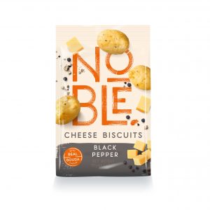 Noble Cheese Biscuits Schwarzer Pfeffer Tüte