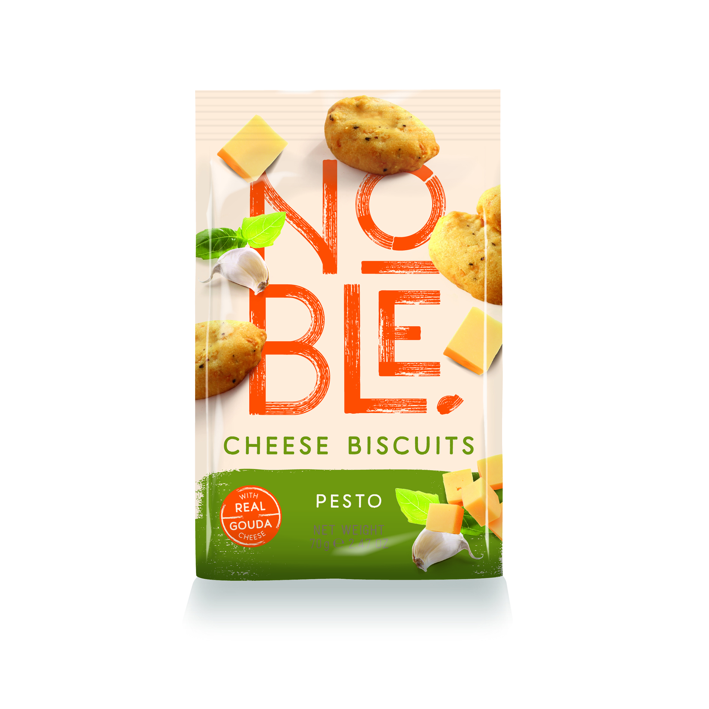 Noble Cheese Biscuits Pesto Tüte Noble Cheese Biscuits Pesto Tüte