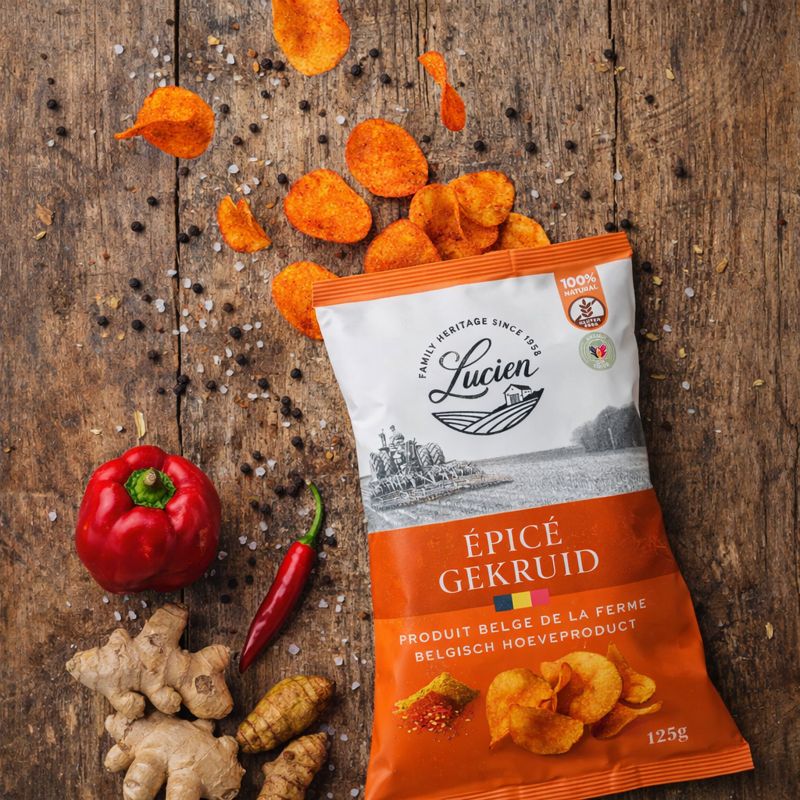 ar37101 lucien epice gekruid chatgpt Lucien - Bauernhof Chips - Épicé Gekruid Gewürzmischung – Bild 2