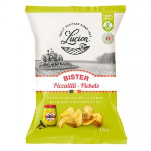 Lucien Chips Gewürzgurke Packung