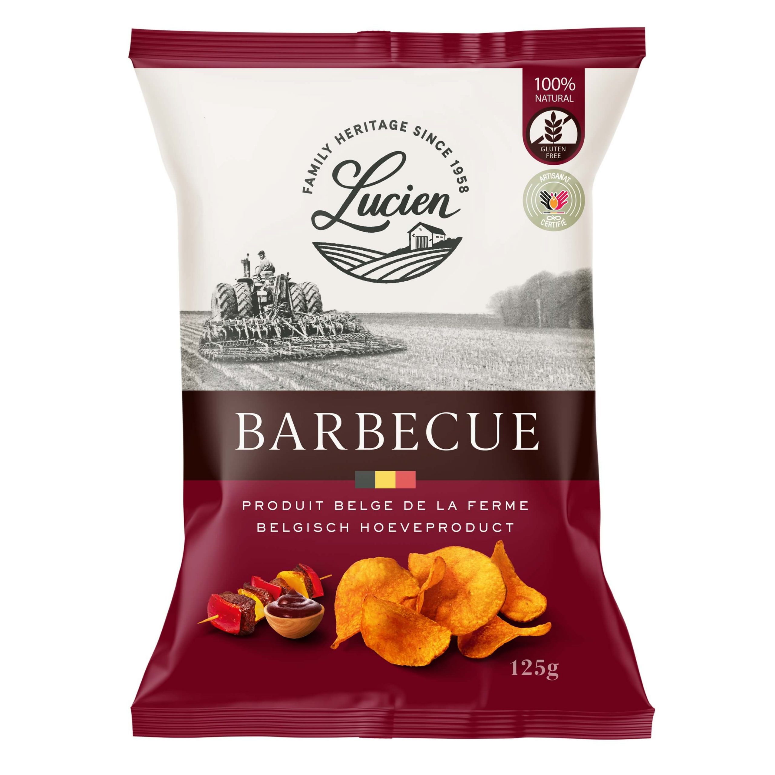 Lucien Chips BBQ Packung Lucien Chips BBQ Packung