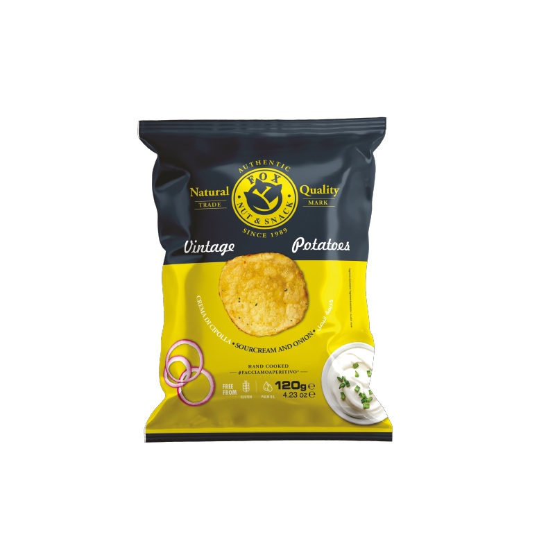 Fox Chips Sour Cream Packung Fox Chips Sour Cream Packung