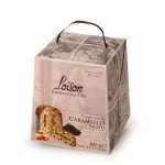 Loison Panettone Salted-Caramel-Creme in der Verpackung