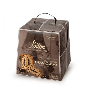 Loison Panettone Gran-Kakao-Creme in der Verpackung
