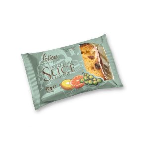 Loison Panettone Classico Scheibe in der Verpackung