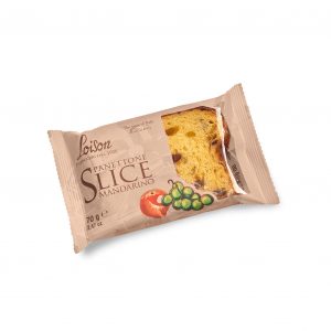 Loison Panettone Mandarine Scheibe in der Verpackung
